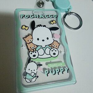 Brand New Pochacco I I.D Holder Keychain
